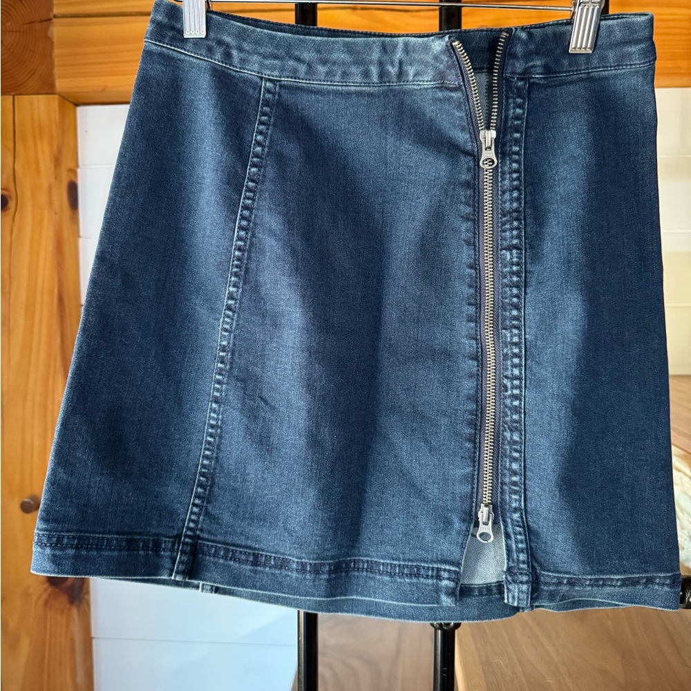 Free people denim skirt